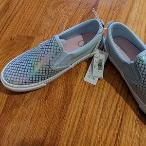 Old Navy Mermaid-Print Canvas Slip-Ons for Toddler (Size 11)